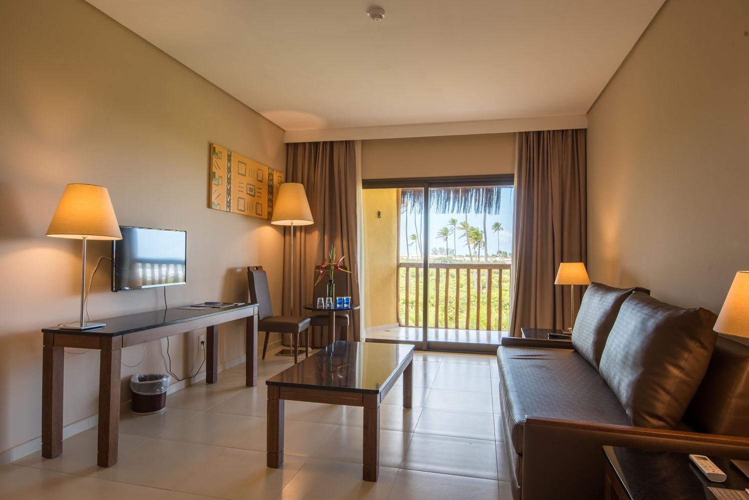 Vila Gale Resort Mares Guarajuba Luaran gambar A living room in a hotel